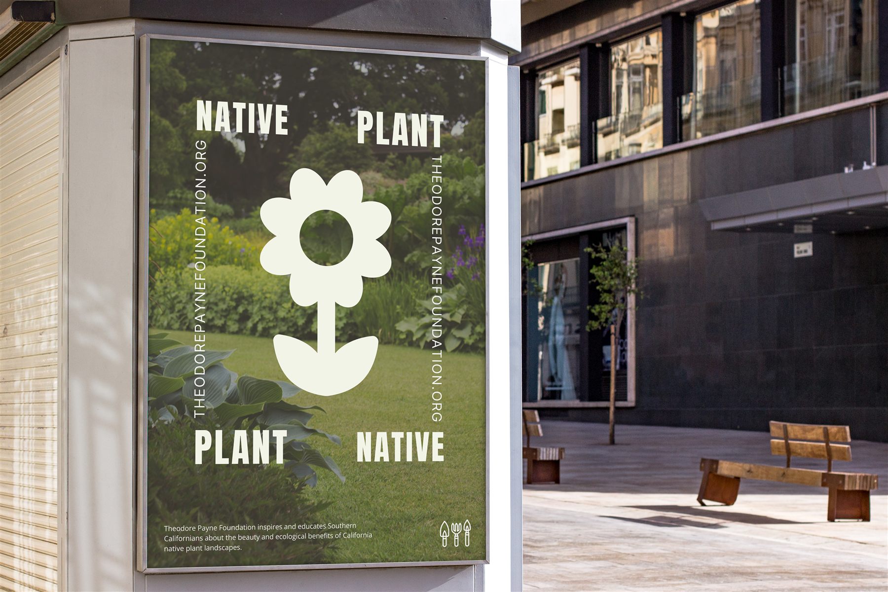 Mockup of the Exploration 4 poster in context